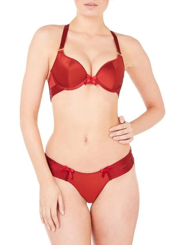 Push Up Bra: Burnt Red - Image 2